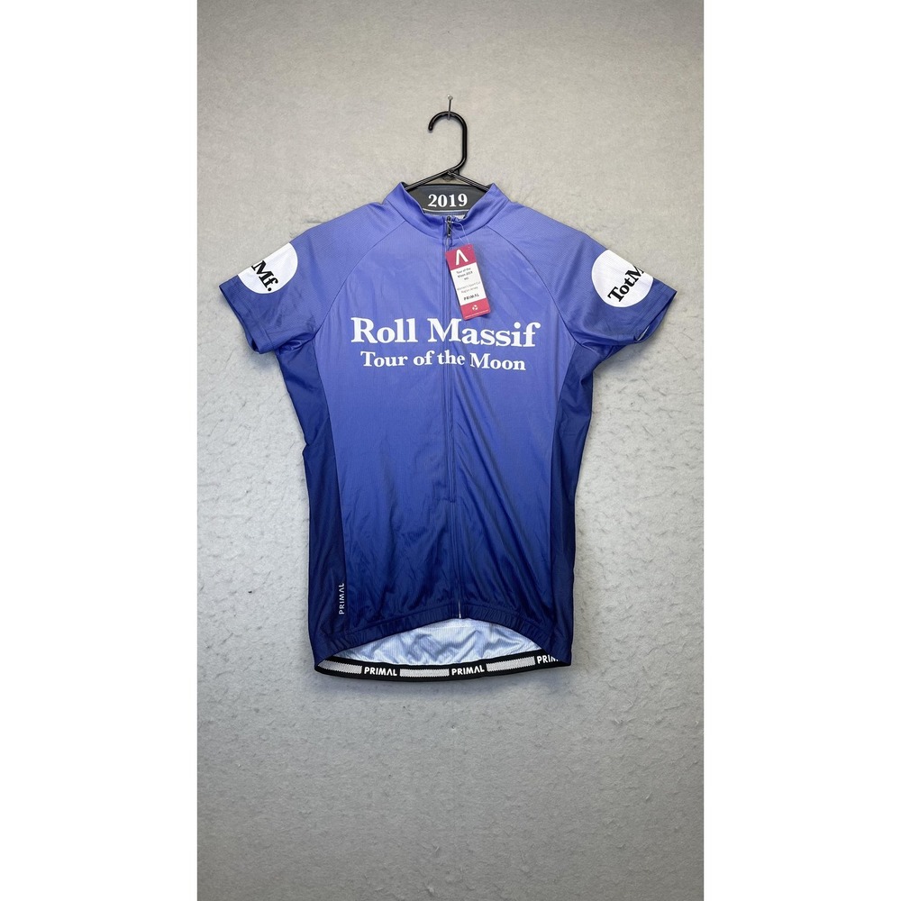 Primal Roll Massif Tour of the Moon Jersey Womens Medium Blue‎ 2019 Cycling Bike